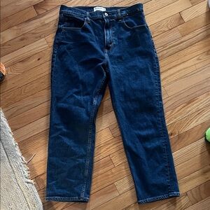 Abercrombie & Fitch Dark Blue Relaxed women’s  Jeans